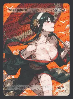 Yor Forger, Waifu the Gathering, Custom Anime Spy x Family Trading Card - Image 1