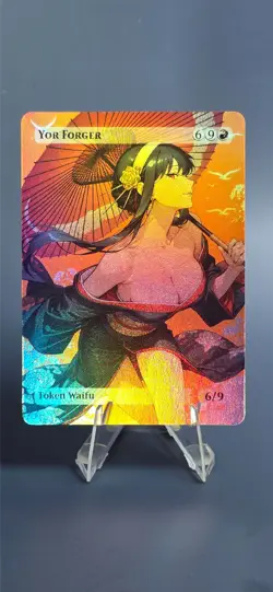 Yor Forger, Waifu the Gathering, Custom Anime Spy x Family Trading Card - Image 3