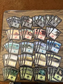 Onslaught Basic Land Lot x80 Magic the Gathering Basic Land 4x Each Art - Image 1