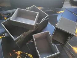 Gamegenic Stronghold 200+ XL BLACK Deck Box + New Sleeves - Image 1