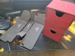 Gamegenic Stronghold 200+ XL RED Deck Box + New Sleeves - Image 3