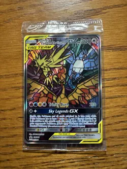 Pokemon TCG SM Promos #SM210 Moltres & Zapdos & Articuno GX Sealed - Image 1