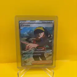 Pokemon Cards TCG Carmine Trainer Holo Ultra Rare 204/167 Twilight Masquerade - Image 1