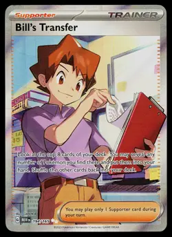 Pokemon Card - Bill's Transfer Scarlet & Violet 151 194/165 Ultra Rare - Image 1