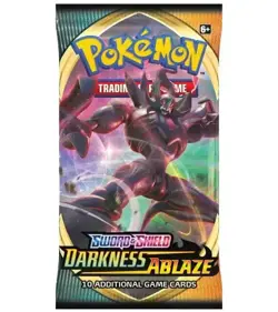 Darkness Ablaze Booster Pack Random Art New Sealed Pokemon TCG - Image 1
