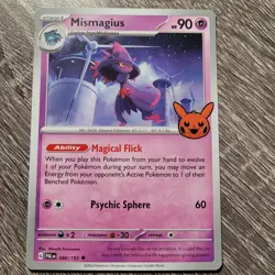 Pokemon Card Single Mismagius 088/193 Trick or Trade 2023 TCG Near Mint + - Image 1