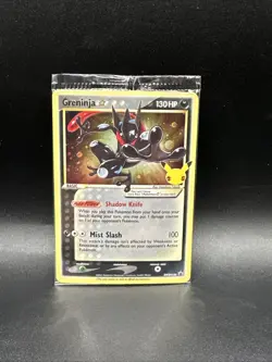 Greninja Gold Star SEALED Promo SWSH144 Pokemon Holo Celebrations - Image 1