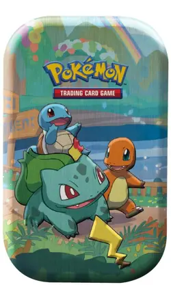 Celebrations Mini Tin [Kanto] 3 Booster Pack New Sealed Pokemon TCG - Image 1