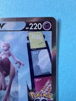 Mewtwo V (Alternate Full Art) 072/078 Pokemon GO Holo - Image 5