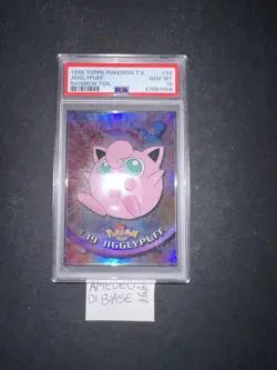 PSA 10 POKEMON TOPPS JIGGLYPUFF #39 RAINBOW FOIL ENGLISH 1999 POP 3 IN THE WORLD - Image 2