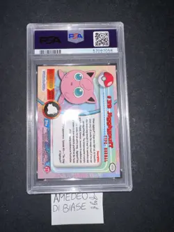 PSA 10 POKEMON TOPPS JIGGLYPUFF #39 RAINBOW FOIL ENGLISH 1999 POP 3 IN THE WORLD - Image 5