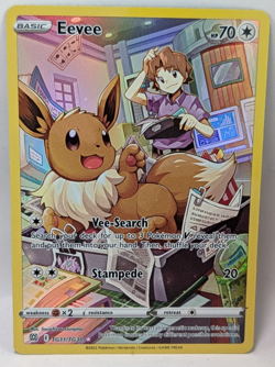 Pokemon Eevee TG11/TG30 Brilliant Stars Trainer Gallery Ultra Rare Full Art Holo - Image 1