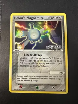 Pokemon - Holon's Magnemite 70/113 Reverse Holo Stamped - EX Delta Species NM - Image 1