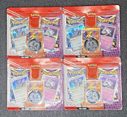 4x Pokemon 2 Pack Blisters Lost Origin Silver Tempest Plus 3 Promos New Sealed - Image 1