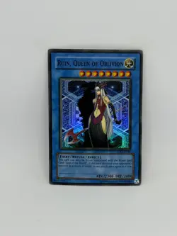 Yugioh Card Ruin, Queen of Oblivion SOI-EN034 SUPER RARE - LP - Image 1