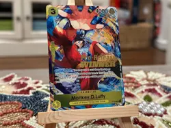 Monkey D. Luffy Winner P-036 OP04 Pre-Release Promo One Piece Card - Image 2