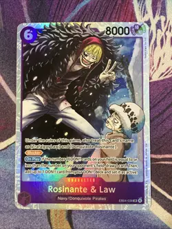 Rosinante & Law EB04-038 One Piece CCG: The Azure Sea’s Seven - Image 1