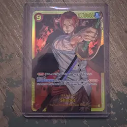 Shanks OP01-120 Secret Rare (SEC) One Piece - Romance Dawn ENGLISH - Image 1