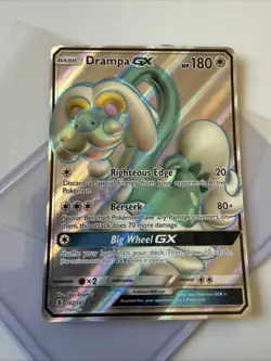 Pokemon TCG Drampa GX Guardians Rising Full Art Holo Ultra Rare Card 142/145 - Image 1