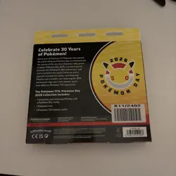 Pokemon Day 2026 Collection Box with 30th Anniversary Pikachu Promo New & Sealed - Image 2