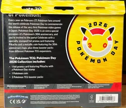 Pokemon Day 2026 Collection Sealed Box Exclusive Pikachu Foil Promo Card & Coin - Image 2