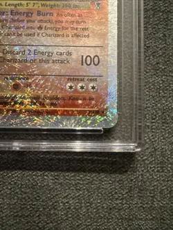Pokemon 2002 Legendary Collection Charizard Reverse Foil 3/110 Ace Grading 5 - Image 3
