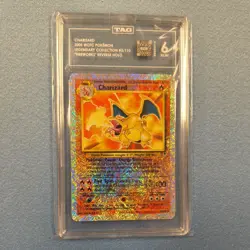 2002 POKEMON LEGENDARY COLLECTION #3 CHARIZARD-REVERSE FOIL TAG 6 - Image 1