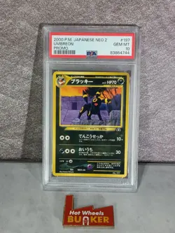 Pokemon 2000 Umbreon #197 Promo P.M. Japanese Neo 2 PSA 10 Gem Mint - Image 1