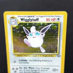 Wigglytuff Holo Foil Rare 16/64 Jungle Set Pokemon Card Vintage WOTC 1999 - Image 3
