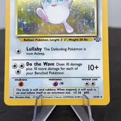 Wigglytuff Holo Foil Rare 16/64 Jungle Set Pokemon Card Vintage WOTC 1999 - Image 4