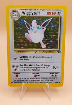 Wigglytuff Holo Rare Jungle 16/64 Pokemon Card - WOTC 1999 B - Image 1