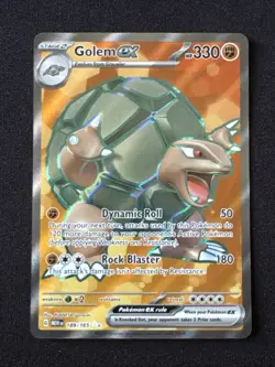 Golem Ex 189/165 Scarlet & Violet 151 MEW -Near Mint- Pokemon TCG - Image 1