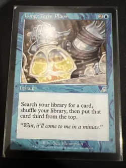 Long-Term Plans, (Magic the Gathering, MTG) Scourge, SCG, NM - Image 1