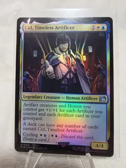 MTG Magic Final Fantasy | Cid, Timeless Artificer 0418 | FOIL | NM - Image 1