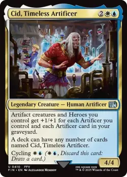 Cid Timeless Artificer, Final Fantasy Magic the Gathering, FIN MTG TCG - Image 4