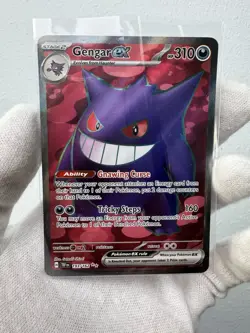 Pokemon TCG Gengar ex (Full Art) 193/162 Temporal Forces Ultra Rare LP-NM Card - Image 1