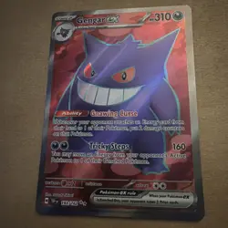 Pokemon Gengar EX Full Art TCG Temporal Forces 193/162 Card Near Mint - Image 1