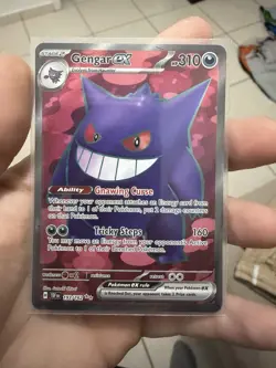 Pokemon TCG Gengar EX Temporal Forces Ultra Rare Card 193/162 - Image 1