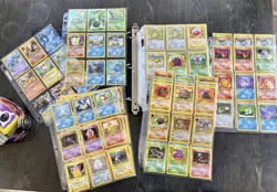 Huge Vintage Pokemon Card Collection Lot Binder Wotc 1999 Base Set Holos More - Image 1