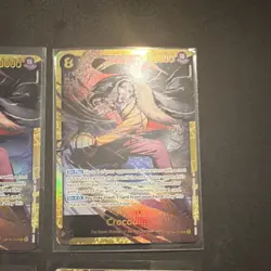 Bandai One Piece Card Game Crocodile Foil Lot OP14 4 Cards Character - Image 4