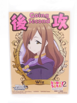 Weiss Schwarz Konosuba Wiz Going Second Promo English Anime Trading Card - Image 1