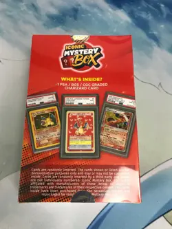 Factory SEALED Iconic Mystery Graded Charizard Card Box Pokemon PSA BGS CGC TCG - Image 4