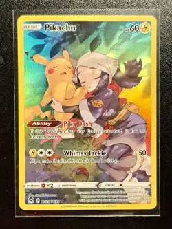 Pikachu TG05/TG30 Trainer Gallery Lost Origin Holo Pokemon Card NM - Image 1