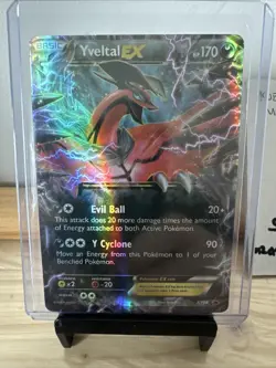 Yveltal EX XY08 Ultra Rare Black Star Promo Pokemon Card English - Image 1