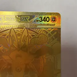 Mega Lucario ex Pokemon TCG Card ME01 Mega Evolution #188/132 Hyper Rare NM - Image 3
