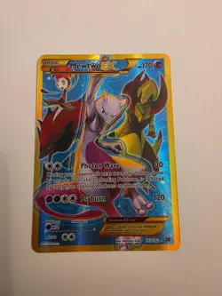 NM Mewtwo EX (163/162) XY BREAKthrough Full Art Secret Rare Pokemon Card! - Image 1