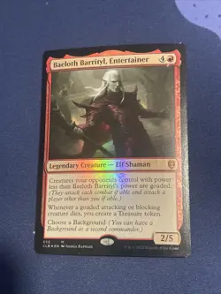 Baeloth Barrityl, Entertainer Commander Legends: Battle for Baldur's Gate Foil - Image 1