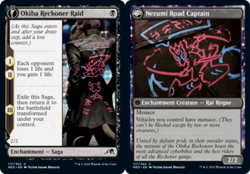 OKIBA RECKONER RAID X 4 N/M KAMIGAWA NEON DYNASTY MAGIC THE GATHERING - Image 1