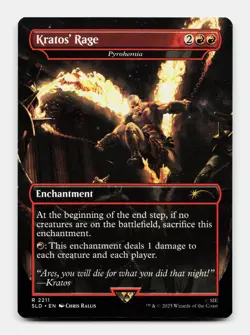 MTG: Kratos' Rage - Pyrohemia | Secret Lair Drop Series 2211 NM - Image 1