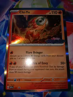 Chi-Yu SVP057 Black Star Promos Paradox Rift Prerelease Holo Pokemon TCG 2023 NM - Image 2